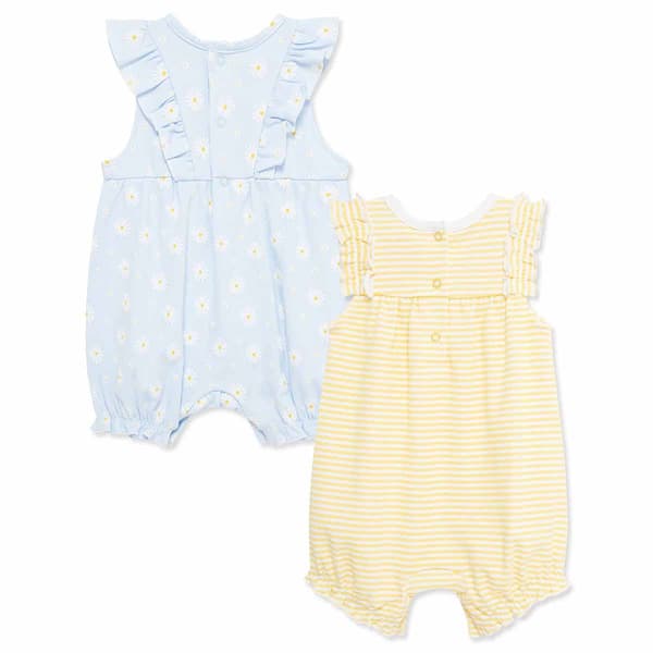 Baby Girl (3-12M) Little Me 2Pk Daisy Rompers