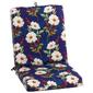 Jordan Manufacturing Floral Chair Cushion - Navy/Ivory - image 1