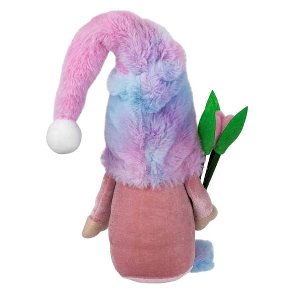 Northlight Seasonal Gnome Boy with Tulips Spring Figurine