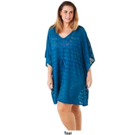 Plus Size Cover Me Crochet Caftan Cover-Up