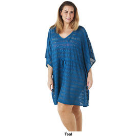 Plus Size Cover Me Crochet Caftan Cover-Up