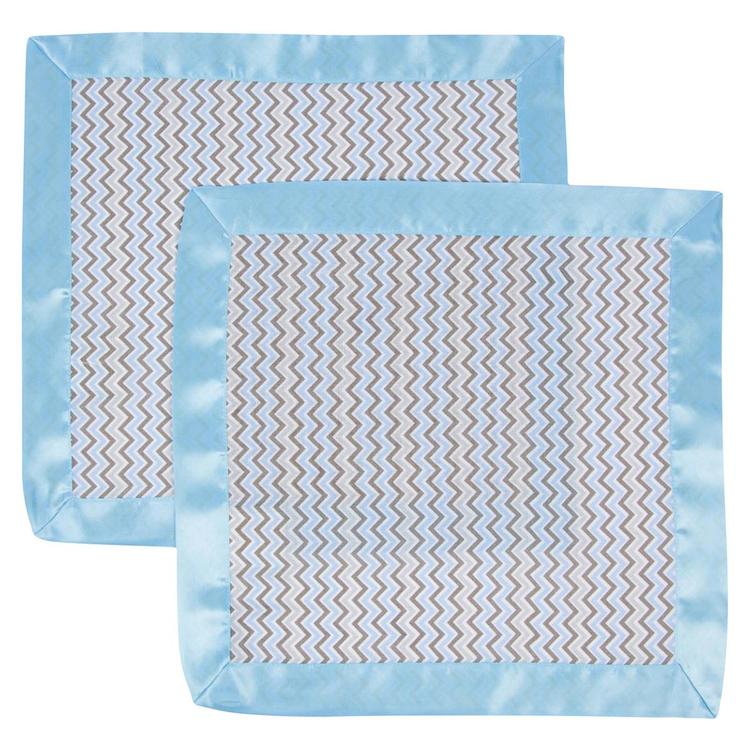 MiracleWare(R) 2-Pack Chevron Muslin Security Blanket