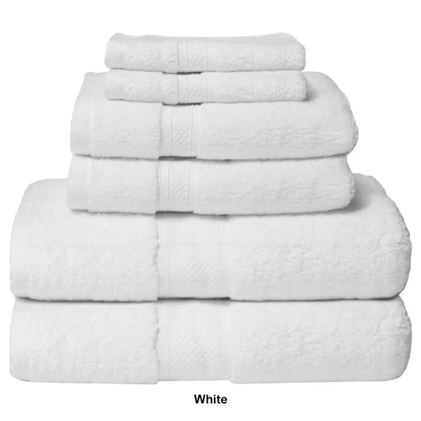 Zero Twist Hotel 6pc. Bath Towel Set