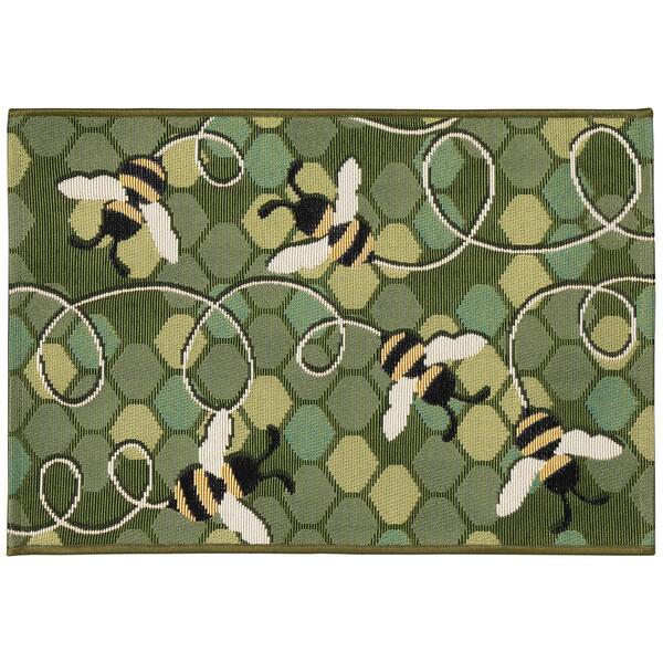 Liora Manne Esencia Bee Free Forever Rectangular Accent Rug - image 