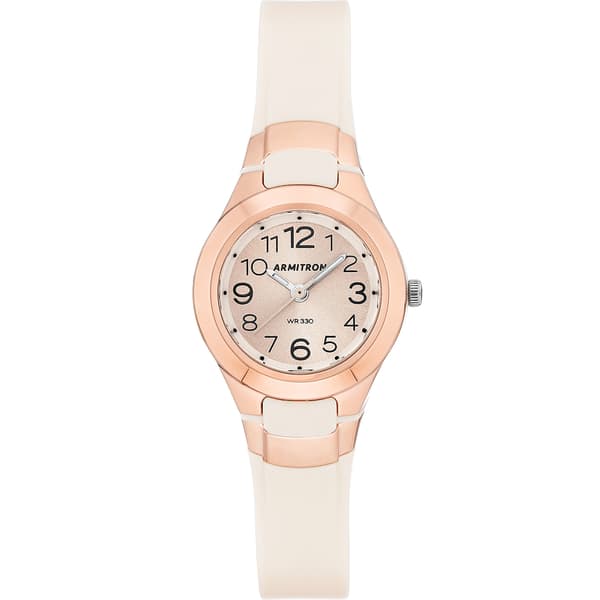 Womens Armitron Analog ProSport Quartz Watch - 25-6418PBH - image 