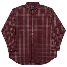 Big Bill Men’s Premium Flannel Work Shirt - Red and Black Plaid