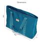 Badgley Mischka Nylon Travel Tote Weekender Bag - image 7