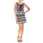 Womens 24/7 Comfort Apparel Abstract Sleeveless A-Line Dress - image 1