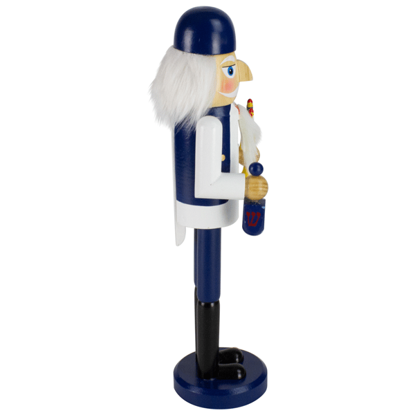 Northlight 14in. Blue & White Wooden Hanukkah Nutcracker