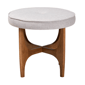 Baxton Studio Theo Japandi Wood Ottoman Footstool - image 2