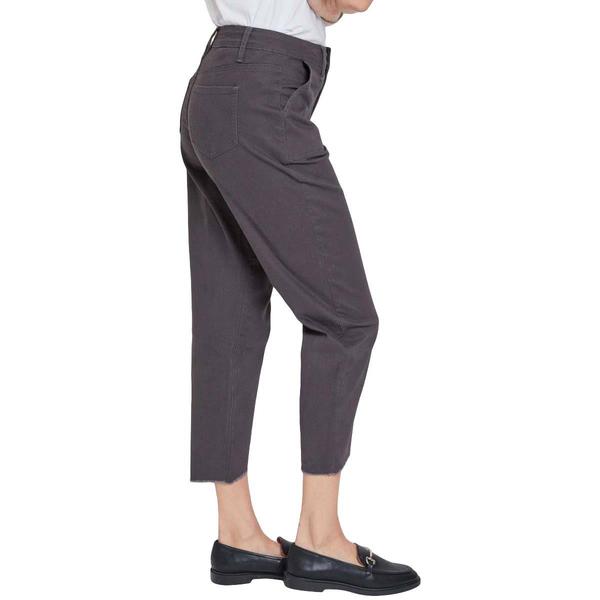 Petite Royalty Dogbite Hem Cropped Pants - Jet Set