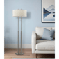 HomeRoots 62in. Silver Task Floor Lamp With Drum Shade - image 3