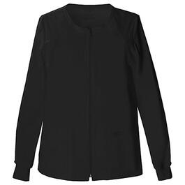 Womens Cherokee Core Stretch Zip Jacket - Black