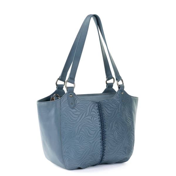 The Sak Embossed Bolinas Tote - Maritime Weaved Embossed