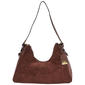 London Fog Suede Shoulder Bag - image 1