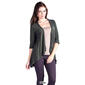 Womens 24/7 Comfort Apparel Elbow Length Sleeve Open Cardigan - image 9