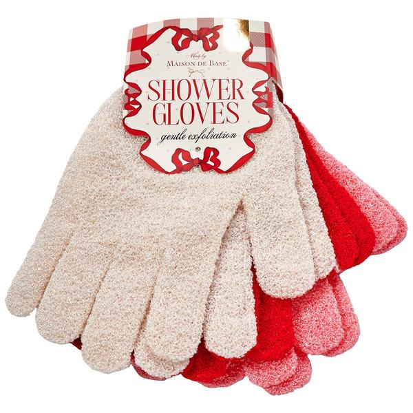 Maison De Base 3pk. Exfoliating Gloves