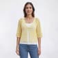 Womens Rabbit Rabbit Rabbit Elbow Sleeve 1 Button Shrug - image 1
