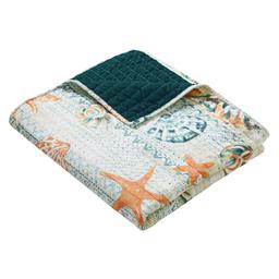Greenland Home Fashions™ Kona Coastal Reversible Quilted Throw