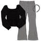 Girls (7-12) BTween® Smocked Top with Houndstooth Leggings - image 2