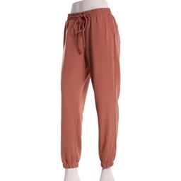 Womens One 5 One Solid Crepe Drawstring Joggers