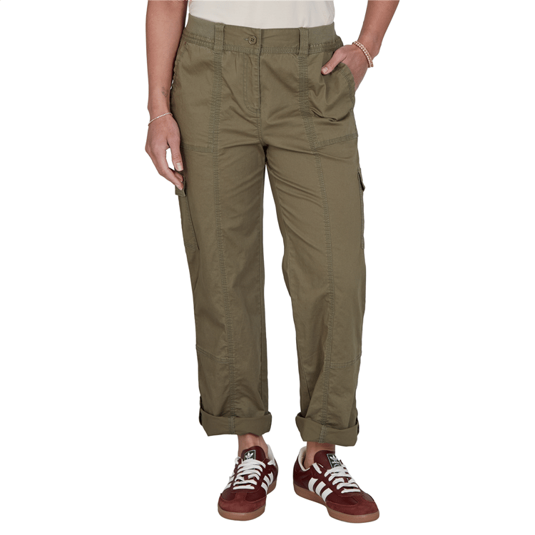 Petite Ruby Rd. Seasonal Key Items Roll Cuff Utility Cargo Pocke