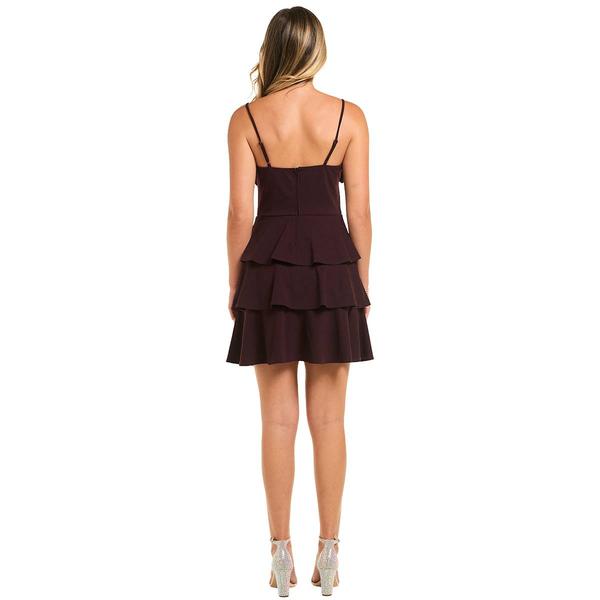 Juniors Emerald Sundae Bow Front Triple Tier Skater Dress