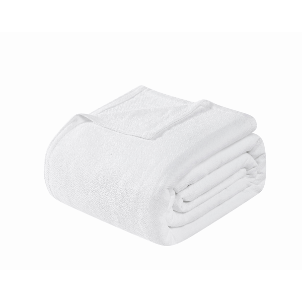 Vince Camuto Classic Cotton Throw Blanket