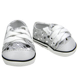 Sophia&#39;s® Sequin Lace Up Tennis Sneakers