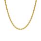 20n. Polished Vermeil Sterling Silver Solid Rope Chain Necklace - image 1