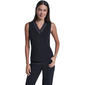 Womens Calvin Klein Sleeveless Rhinestone Trim V Neck Top - image 1