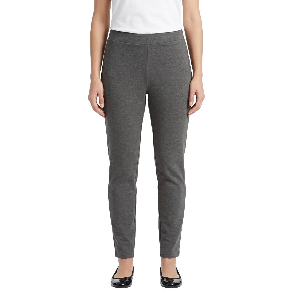 Womens Preswick & Moore(R) Pull On Solid Slim Leg Casual Pants
