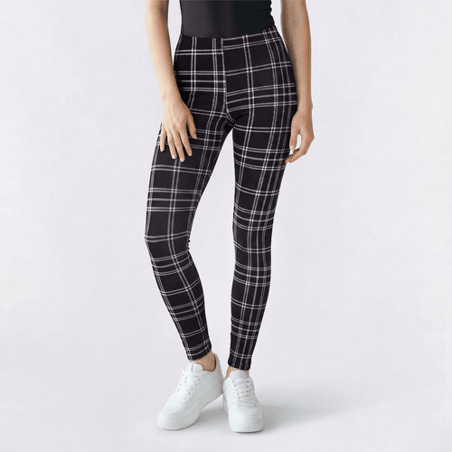 Juniors Jolie & Joy Print Leggings - Plaid - image 