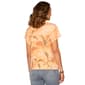 Womens Democracy Short Sleeve Palm Tree Boyfriend Tee - image 2