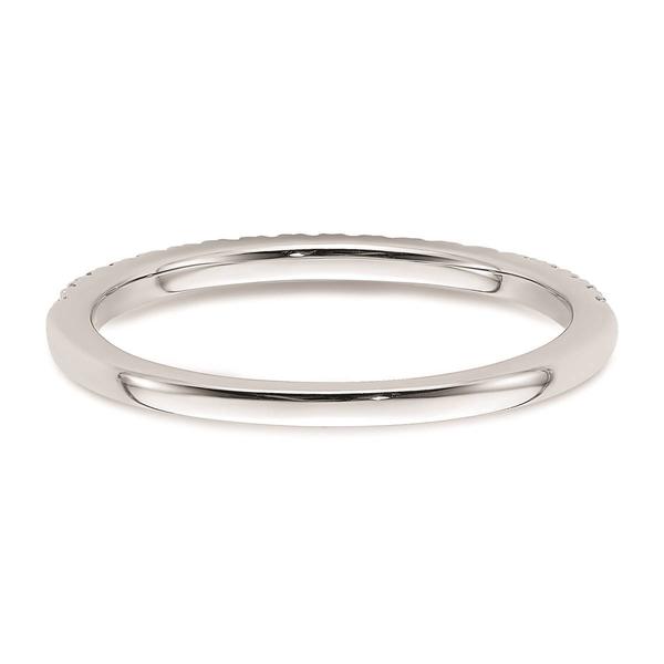 Pure Fire 14kt. White Gold Lab Grown Diamond Wedding Band