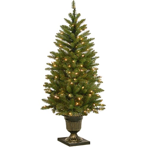 National Tree 4ft. Dunhill(R) Fir Tree w/ Clear Lights - image 