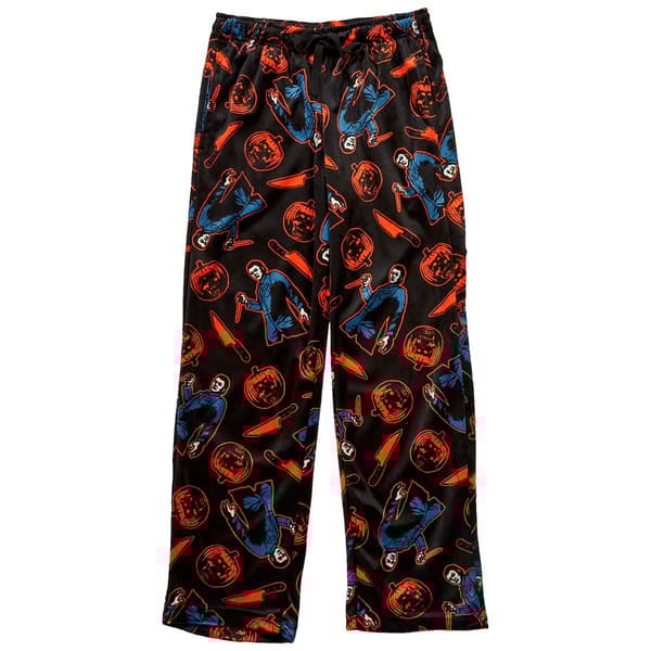 Mens Halloween II Mike Myers Silky Pajama Lounge Pants - image 