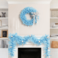 Northlight 9ft. Sky Blue Pine Christmas Garland - image 3