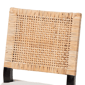 bali & pari Lesia Coastal Boho Rattan Dining Chair with Cushion - image 5