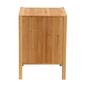 Baxton Studio Naresh Brown Bamboo Wood 1-Door End Table - image 5
