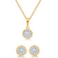 Nova Star(R) Lab Grown Diamond Bezel Frame Pendant & Earring Set - image 1