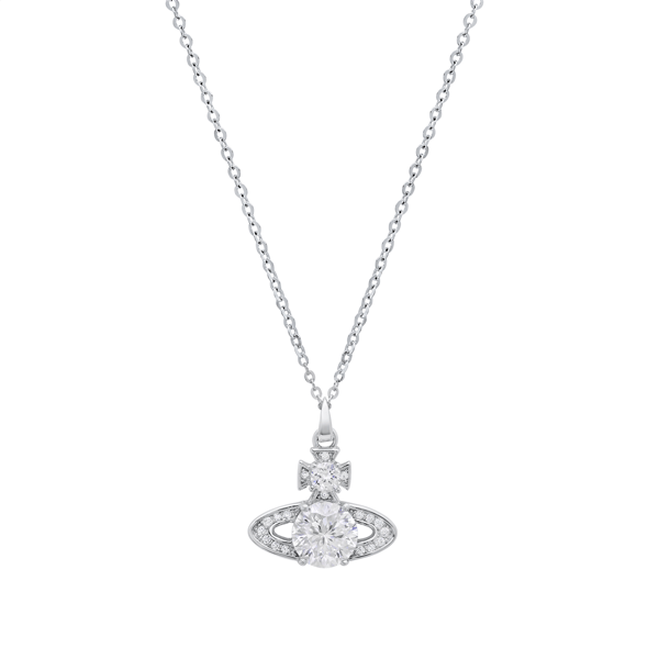 Saffron 1ctw. Moissanite Diamond Saturn Pendant Necklace