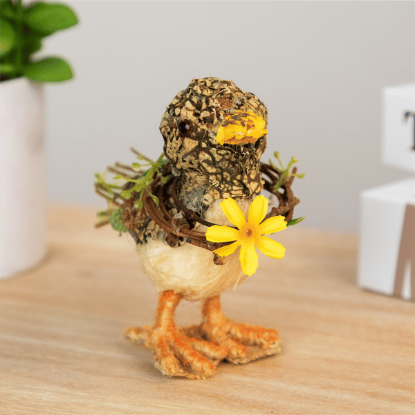 Northlight 4.25in. Standing Spring Floral Duck Figurine