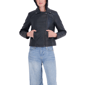 Sebby Collection Women''s Motorcycle Jacket With Faux Fur Lining - image 2