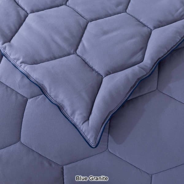 St. James Home Honeycomb Color Contrast Alternative Blanket