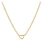 Gold Classics&#40;tm&#41; Open Heart Curb Chain Necklace - image 1