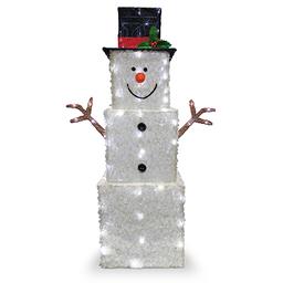 National Tree 42in. Pre-Lit LED Snowman Decoration