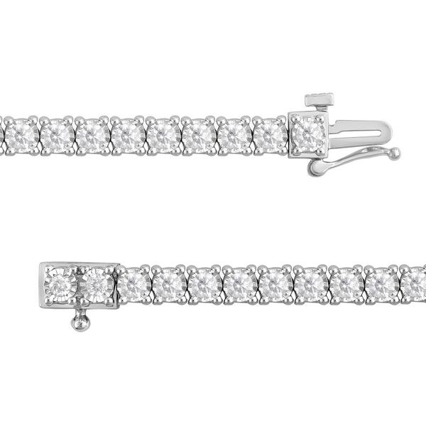Nova Star&#174; White Gold 3.00ctw. Lab Grown Diamond Tennis Bracelet