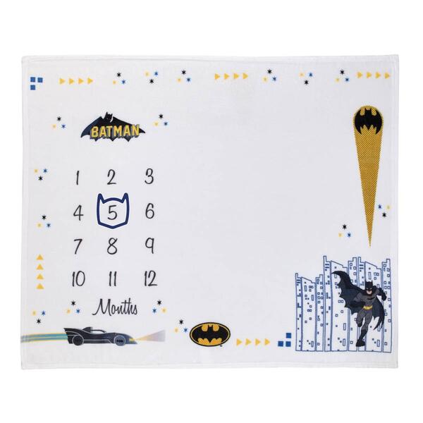 Warner Bros. Batman&#40;tm&#41; Milestone Baby Blanket - image 
