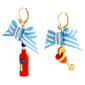 Betsey Johnson Girl Dinner Betsey Spritz Drop Earrings - image 2